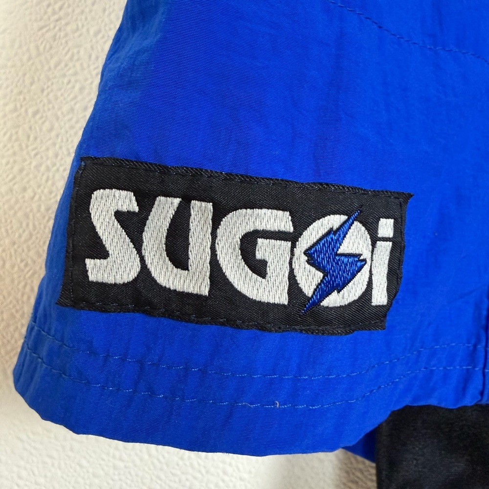 SUGOI Made in Canada Men’s Running Shorts Blue Nylon Lined Athletic Size Large - Picture 9 of 15